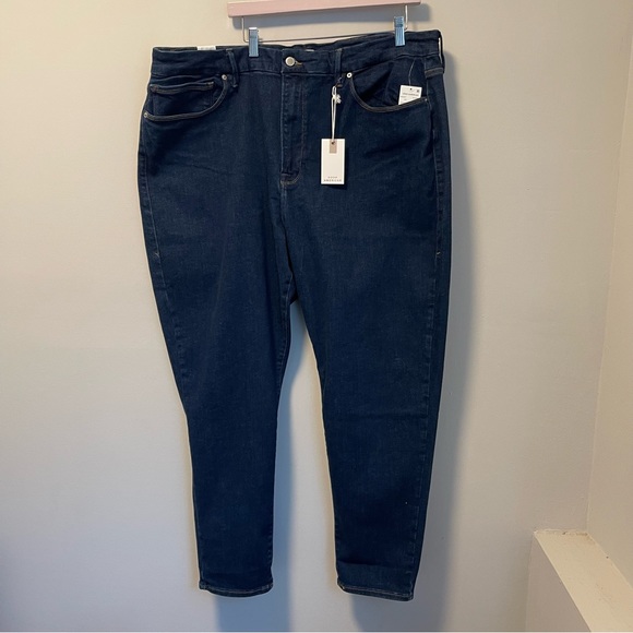 Good American Plus Size Always Fits Good Waist Skinny Jean  Blue 821 - Picture 4 of 10